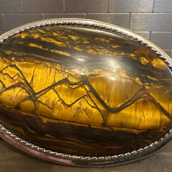 Tiger’s eye Belt Buckle - Picture 8 of 10